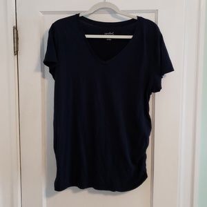 Ingrid & Isabel Maternity V neck shirred T. XXL